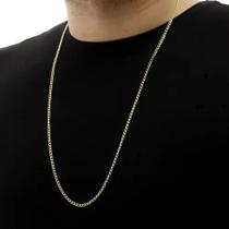 Corrente Masculina Groumet 60cm Ouro 18k