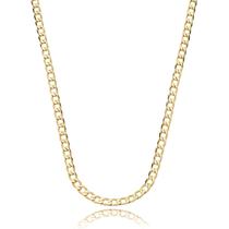 Corrente Masculina Groumet Banho Ouro 18k Fecho Gaveta 70cm