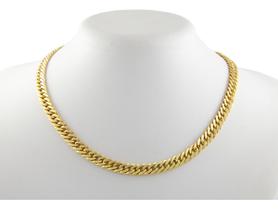 Corrente Masculina Grumet 8.4 70 Cm Ouro 18k 750 Certificado