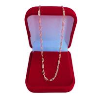 Corrente Masculina Infantil 50cm Banhado a Ouro Corrente Masculina Infantil 50cm Banhado a Ouro