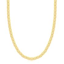 Corrente Masculina Malha Groumet Trabalhada Folheada Ouro Corrente Masculina Malha Groumet Trabalhada Folheada Ouro