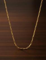 Corrente Masculina Neromen Potenza Banho Ouro 18k 60cm