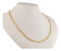 Corrente Masculina Ouro 18k 750 3x1 5.8 70 Cm Fecho Gaveta