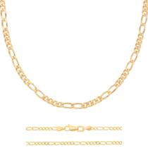 Corrente Masculina Rommanel Com Elos Trabalhados E Alternados Banhado Ouro 18k Corrente Masculina Rommanel Com Elos Trabalhados E Alternados Banhado Ouro 18k