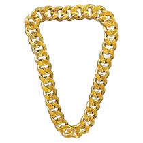 Corrente Mc Ostentação Dourado de Plástico para Festas Corrente Mc Ostentação Dourado de Plástico para Festas