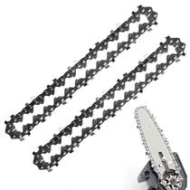 Corrente Mini Motosserra Reposiçao Metal Kit 2 Uni 14 Dentes 4 Polegadas Jardim Carpintaria Obra Jardinagem Serrinha Serra Multiuso Corrente Mini Motosserra Reposiçao Metal Kit 2 Uni 14 Dentes 4 Polegadas Jardim Carpintaria Obra Jardinagem Serrinha Serra Multiuso
