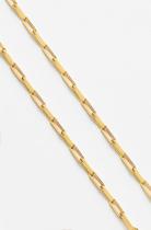 Corrente Modelo Tijolinho Ouro 18K 60 cm - 6.00