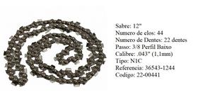 Corrente Motosserra Sabre 12 22 dentes - Kawashima 22-00441 Corrente Motosserra Sabre 12 22 dentes - Kawashima 22-00441