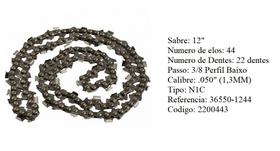 Corrente Motosserra Sabre 12 22 dentes - Kawashima 22-00443 Corrente Motosserra Sabre 12 22 dentes - Kawashima 22-00443