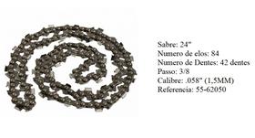 Corrente Motosserra Sabre 24 42 dentes - Nakashi 5562050