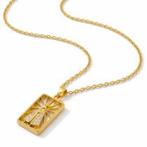 Corrente Nossa Senhora Dourada Brilhante Pedras Luxo Exclusiva Presente ColarCorrente Nossa Senhora Corrente Nossa Senhora Dourada Brilhante Pedras Luxo Exclusiva Presente ColarCorrente Nossa Senhora