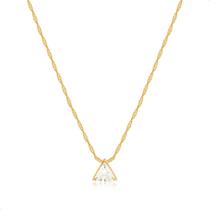 Corrente Ouro 18k Com Ponto De Luz 8mm