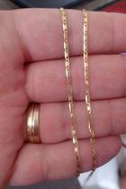 Corrente Ouro 18k Masculina Piastrine 70cm Imperdível