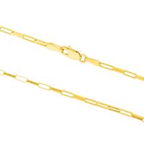 Corrente Ouro 18k Masculina Veneziana Alongada 60cm VL-85-60