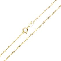 Corrente Ouro 18K Singapura 40 cm 0,7 g SG15040 Corrente Ouro 18K Singapura 40 cm 0,7 g SG15040