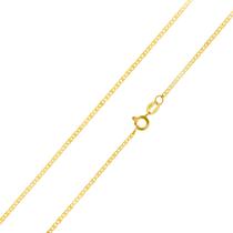 Corrente Ouro 18k Unissex Piastrine 50cm P-30-50 Corrente Ouro 18k Unissex Piastrine 50cm P-30-50