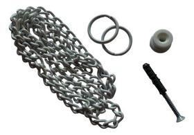 Corrente para Janela MaximAr de Vidro 1m com Calota e Argolas