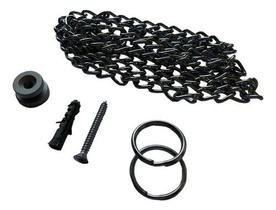 Corrente para Janela MaximAr de Vidro 1m com Calota e Argolas