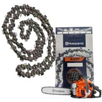Corrente para Motosserra 3/8POL X-CUT Mini 1,3mm 1 Guia 22 Facas HUSQVARNA Corrente para Motosserra 3/8POL X-CUT Mini 1,3mm 1 Guia 22 Facas HUSQVARNA