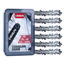 Corrente para motosserra EXCELFU 10" 3/8" LP .043" 40 DL - Kit com 6 Corrente para motosserra EXCELFU 10" 3/8" LP .043" 40 DL - Kit com 6