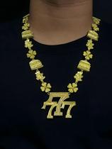 Corrente personalizada 777 Moeda antiga