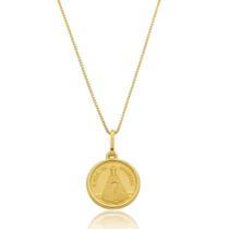 Corrente Pingente Nossa Senhora Aparecida Ouro Amarelo18kl Corrente Pingente Nossa Senhora Aparecida Ouro Amarelo18kl