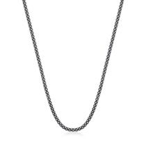 Corrente Pipoca Envelhecida 45cm Bali Prata 925 Corrente Pipoca Envelhecida 45cm Bali Prata 925