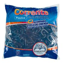 Corrente Plast 8mm Preta 10m Metasul