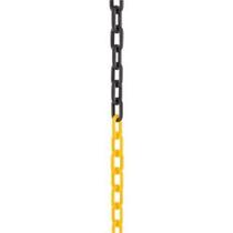 Corrente plástica 10 mm amarela e preta VONDER15.46.010.000