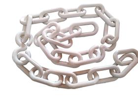 Corrente Plastica Chuva Isolamento 100 Mt Tamanho P Branca Corrente Plastica Chuva Isolamento 100 Mt Tamanho P Branca