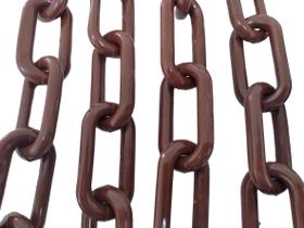 Corrente Plastica Chuva Isolamento 12 Mt Tamanho G Marrom Corrente Plastica Chuva Isolamento 12 Mt Tamanho G Marrom