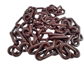 Corrente Plastica Chuva Isolamento 25 Mt Tamanho P Marrom Corrente Plastica Chuva Isolamento 25 Mt Tamanho P Marrom