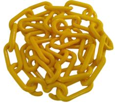 Corrente Plastica Chuva Isolamento 5 Mt Tamanho G Amarela Corrente Plastica Chuva Isolamento 5 Mt Tamanho G Amarela