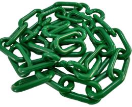 Corrente Plastica Chuva Isolamento 50 Mt Tamanho G Verde