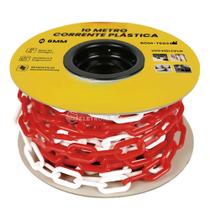Corrente Plástica para Isolamento 10 Metros para Controle de Áreas BOM7502
