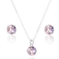 Corrente Ponto De Luz + Brinco Prata Original Caixa Presente Corrente Ponto De Luz + Brinco Prata Original Caixa Presente