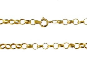 Corrente Portuguesa 45cm Ouro 18k - 4.70 Corrente Portuguesa 45cm Ouro 18k - 4.70