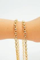 Corrente Portuguesa Banhada a Ouro 18k com Verniz Cataforetico - 01mt Corrente Portuguesa Banhada a Ouro 18k com Verniz Cataforetico - 01mt