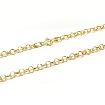 Corrente Portuguesa Em Ouro 18k 40cm Elo Português Cordão Colar Gargantilha Feminina Corrente Portuguesa Em Ouro 18k 40cm Elo Português Cordão Colar Gargantilha Feminina