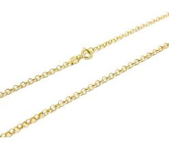 Corrente Portuguesa Em Ouro 18k 45cm Elo Português Cordão Colar Gargantilha Feminina