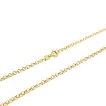 Corrente Portuguesa Em Ouro 18k 60cm Elo Português Cordão Colar Gargantilha Feminina Corrente Portuguesa Em Ouro 18k 60cm Elo Português Cordão Colar Gargantilha Feminina