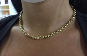 Corrente portuguesa ouro 18k Corrente portuguesa ouro 18k