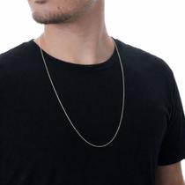 Corrente Prata 925 Masculina Veneziana 70 Cm Não Quebra Corrente Prata 925 Masculina Veneziana 70 Cm Não Quebra