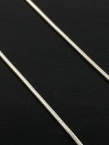 Corrente Prata Maciça 925 Rabo Rato 60cm 1mm
