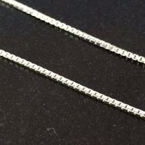 Corrente Prata Maciça 925 Veneziana Fina 70 Cm