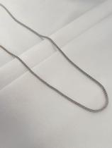Corrente Prata Pipoca Envelhecida 80 cm 2mm Corrente Prata Pipoca Envelhecida 80 cm 2mm