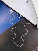 Corrente Prata925 Semi Joia colar Unissex Corrente Singapura