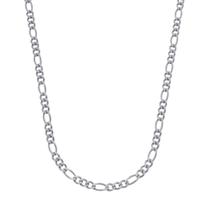 Corrente Prateada Masculina Elo 3 por 1 - 4mm Corrente Prateada Masculina Elo 3 por 1 - 4mm