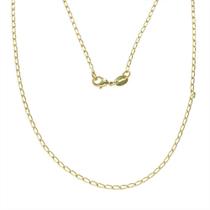 Corrente PRI Style Lisa De Gomos Folheado A Ouro 18K Antialérgica