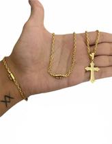 Corrente Pulseira Pingente 2mm Cadeado Banhado A Ouro 18k Corrente Pulseira Pingente 2mm Cadeado Banhado A Ouro 18k